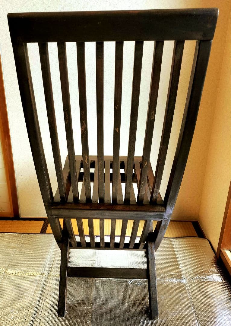 木製折りたたみ椅子 　ガーデンチェア 2脚セット　おまけ付き