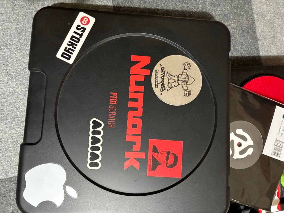 Numark PT01 portable turntable 改造済