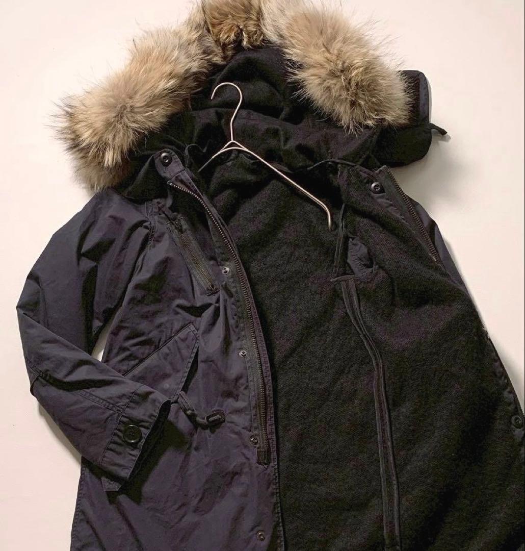 【希少】marka M-51 モッズコート コヨーテファー ライナー付き 日本製