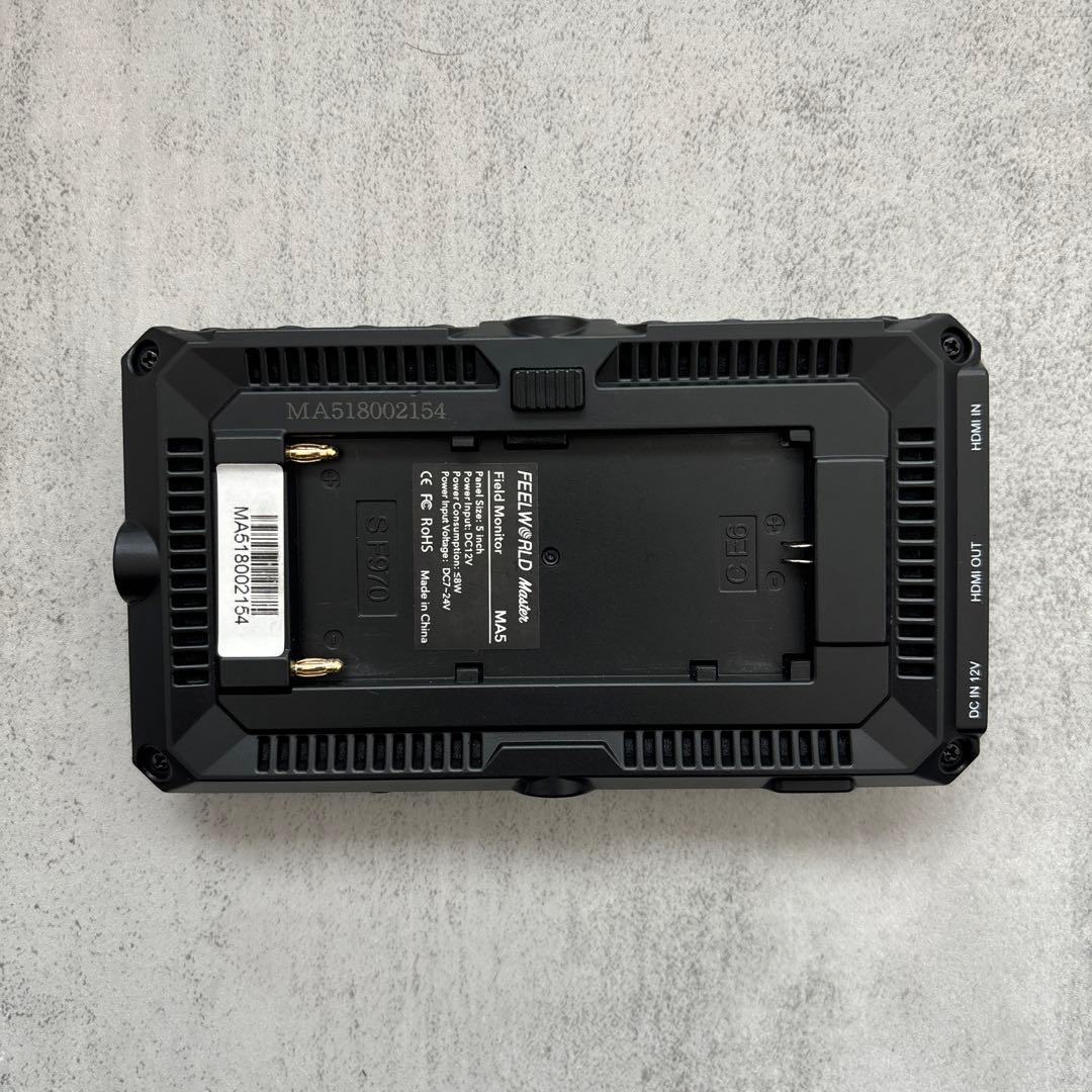 【美品】FEELWORLD MA5 5インチ フィールドモニター