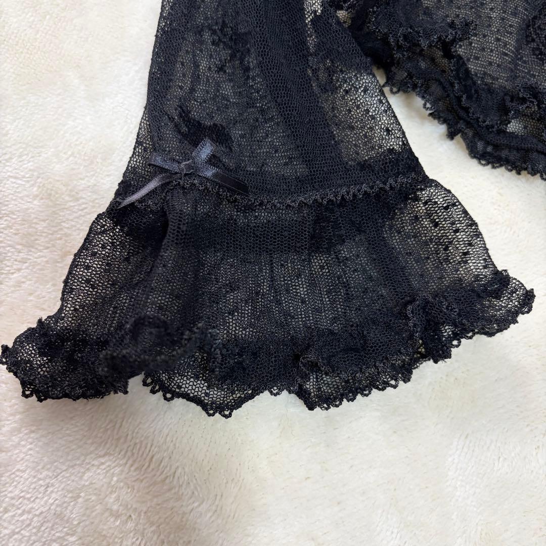 ピンクハウス　ドットチュール　プルオーバー　猫　薔薇　王冠　鍵　試着のみ【P65