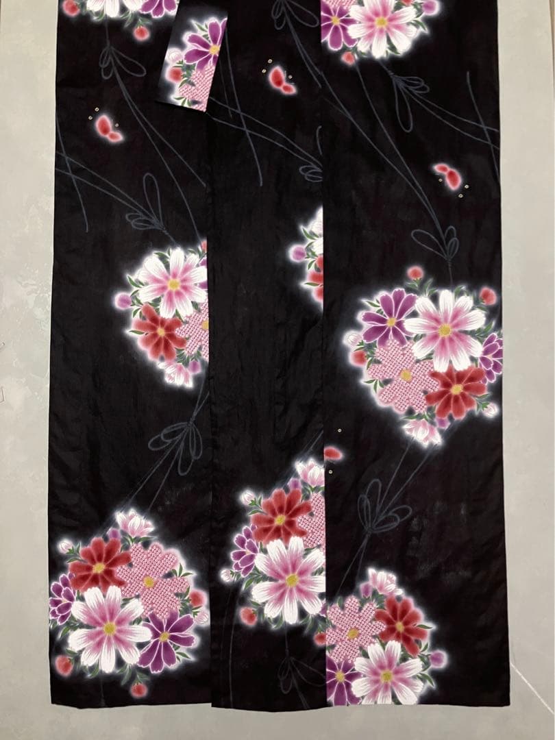 【NEW】Kansaiブランド浴衣 長身さんにおすすめ身丈165綺麗なコスモス柄