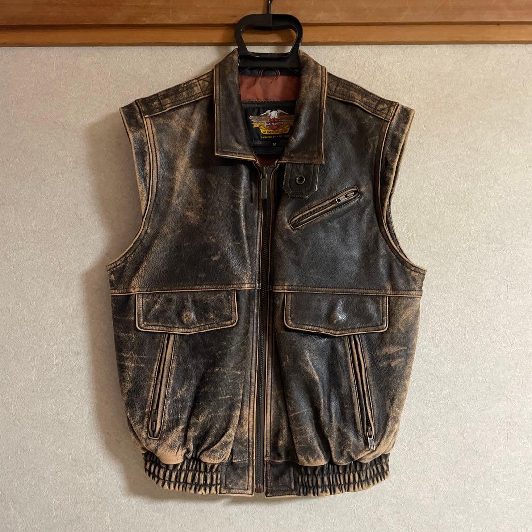 レザー ベスト