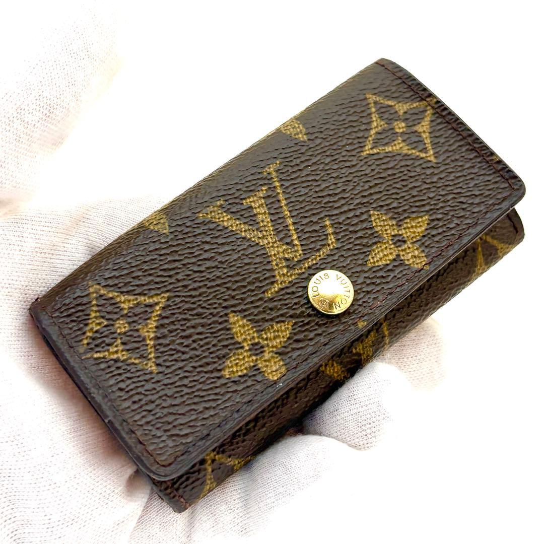 美品 ルイヴィトン モノグラム　ミュルティクレ4　キーケース