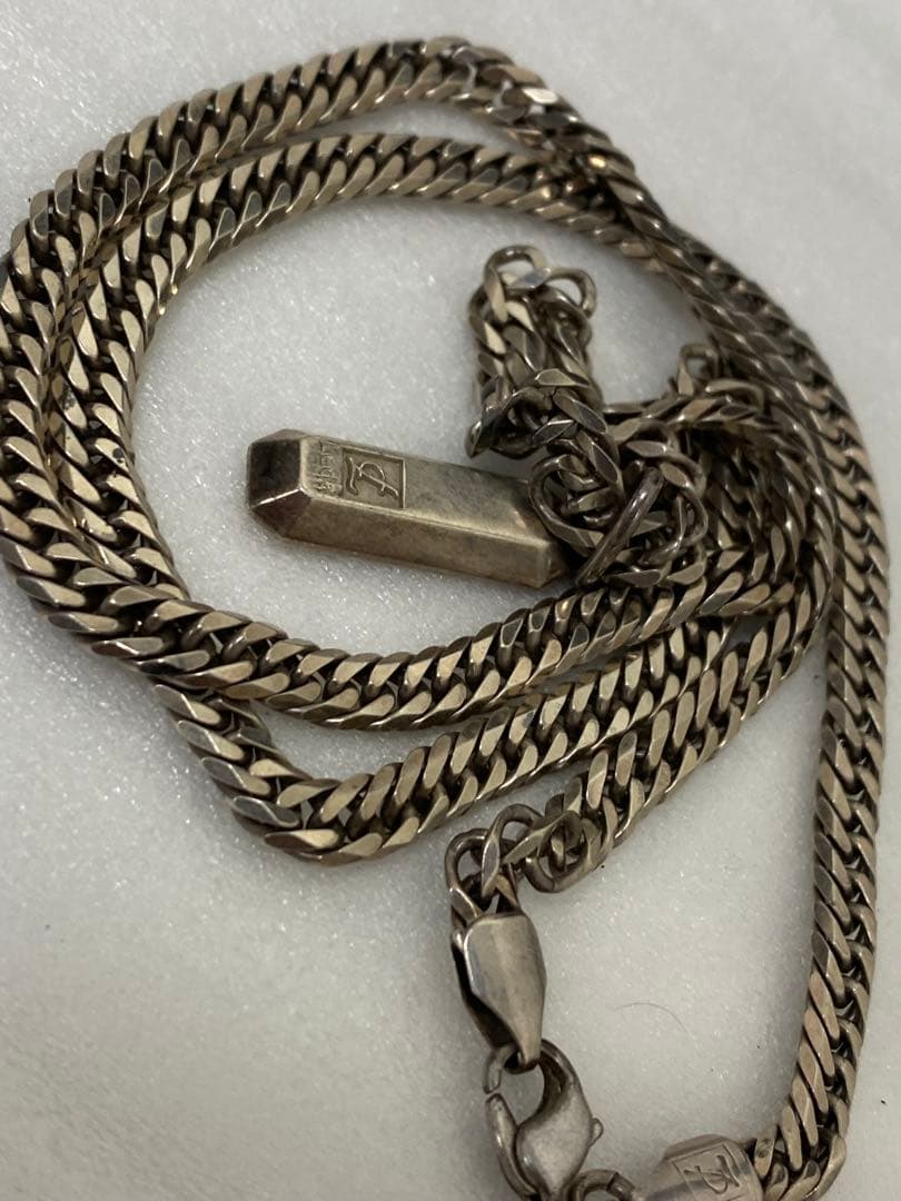 3-3122 シルバー925 Leda SILMA 喜平ネックレス