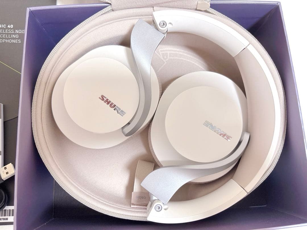 Shure AONIC 40 ワイヤレスヘッドホン ホワイト