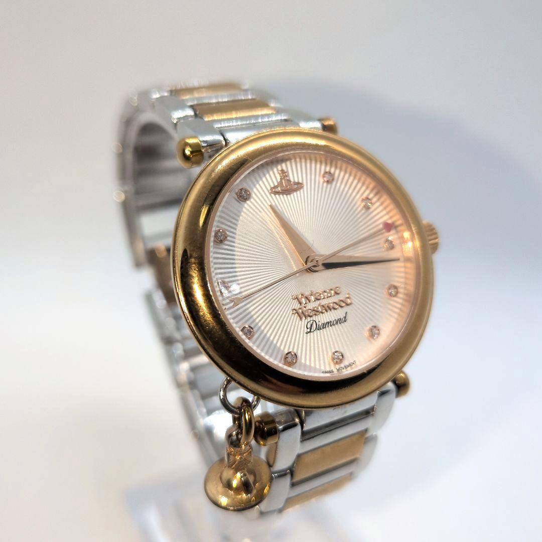 【稼動品】ヴィヴィアンウエストウッド　オーブ　レディース　チャーム 腕時計