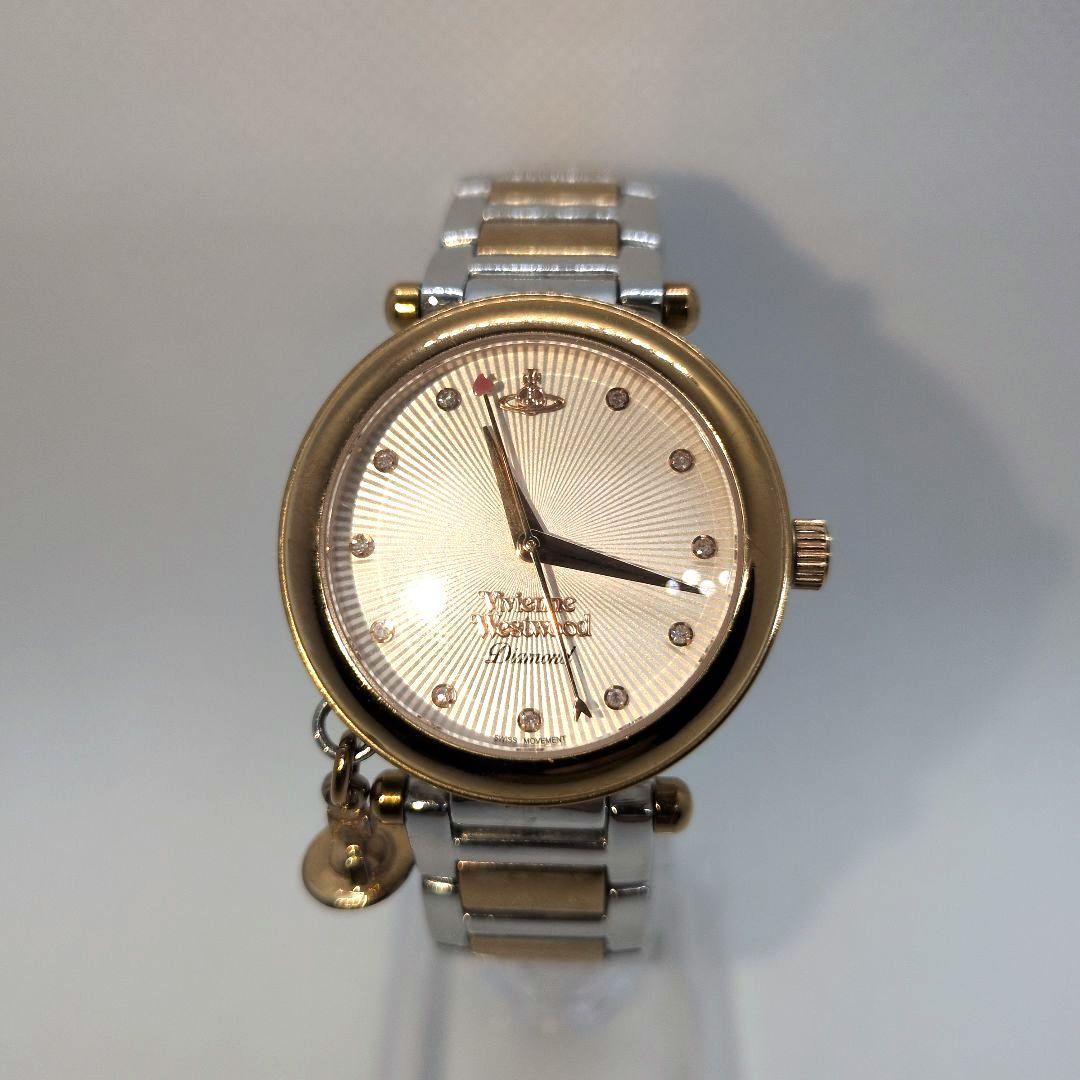 【稼動品】ヴィヴィアンウエストウッド　オーブ　レディース　チャーム 腕時計