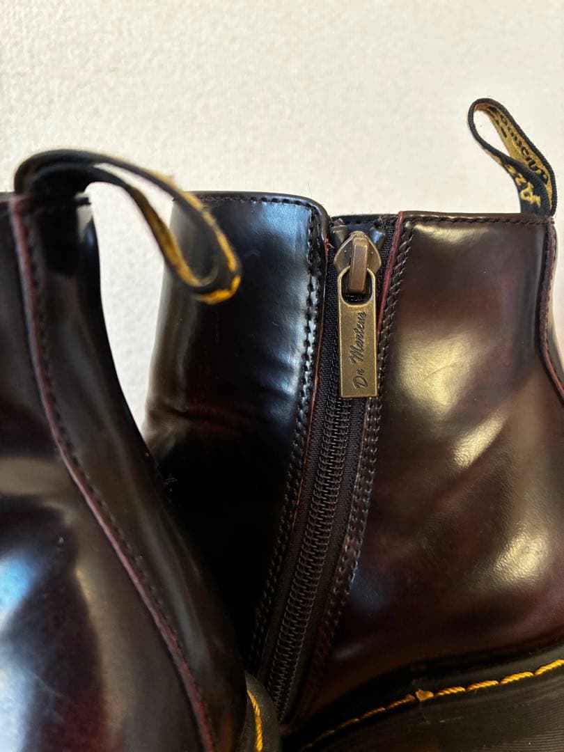 ドクターマーチン マグダレナ アンクルジップ ヒールブーツ 23728600