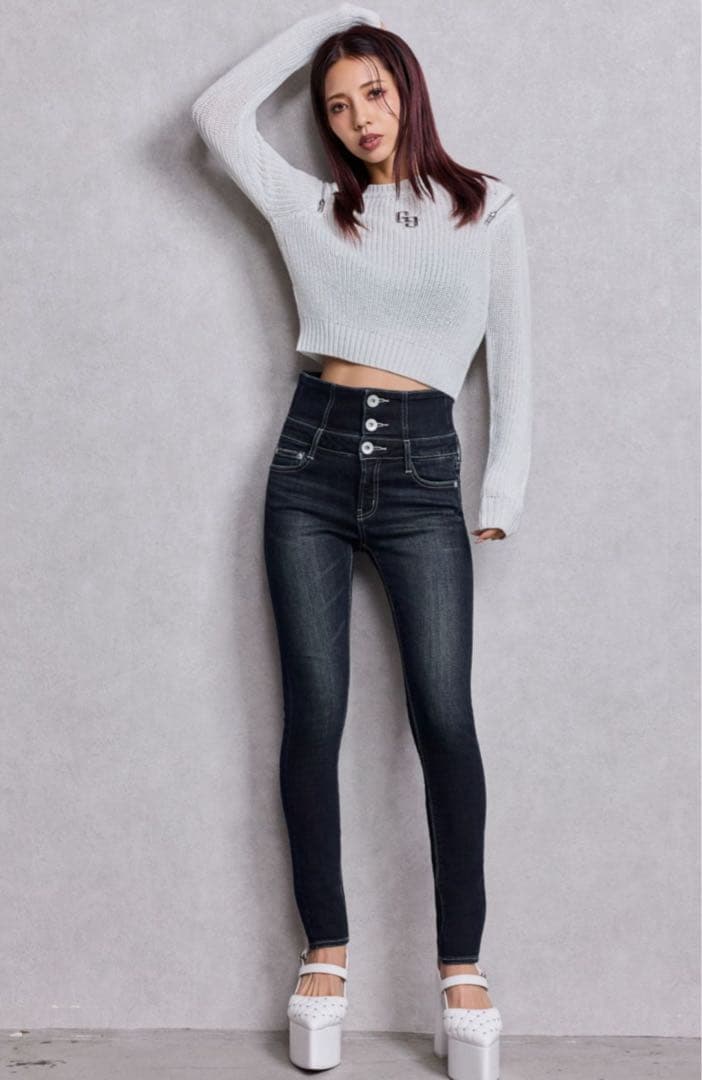 GYDAダークブルースキニーデニム