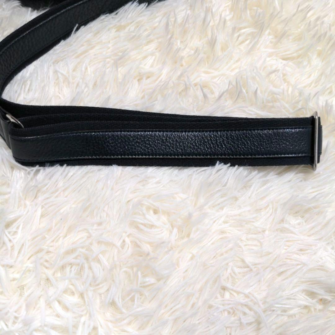 PELLE MORBIDA ペッレモルビダ ショルダーバッグ レザー ネイビー