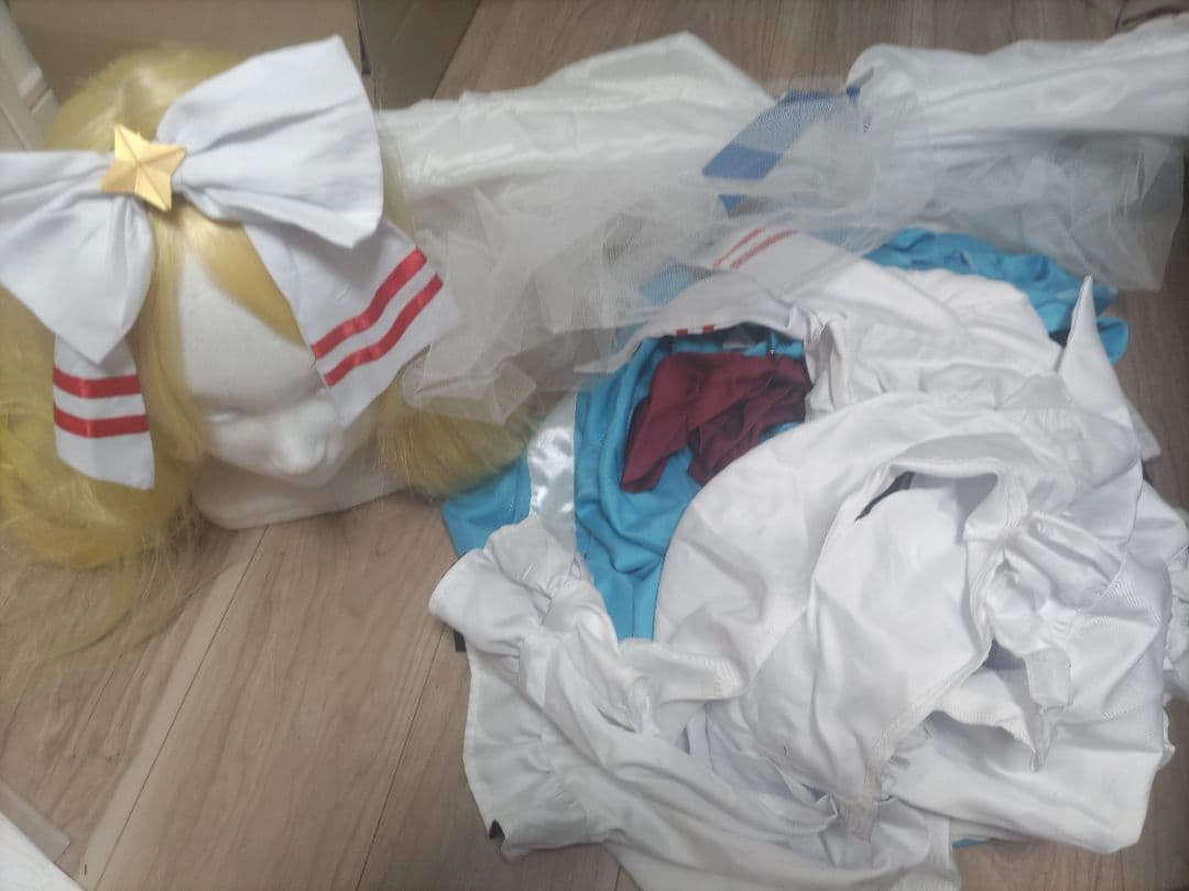 魔法少女にあこがれて コスプレ ネロアリス まほあこウィッグ、 パニエ付き