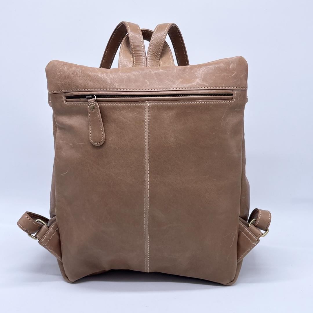 希少✨️DAKOTA ダコタ シャーロット 本革レザー リュック ベージュ