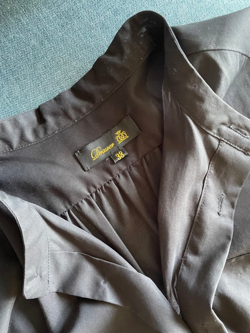 大幅値下げ。drawer ブラウス シースルー シャツ