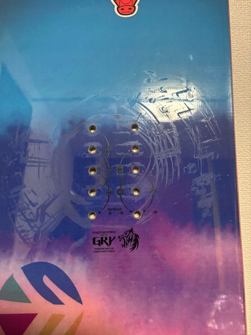 GRAY スノーボード グラデーションカラー　CUB-X 136