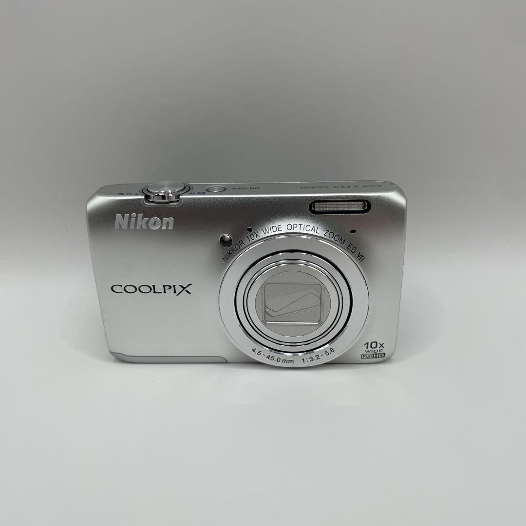 【動作品】Nikon COOLPIX S6300 シルバー コンデジ