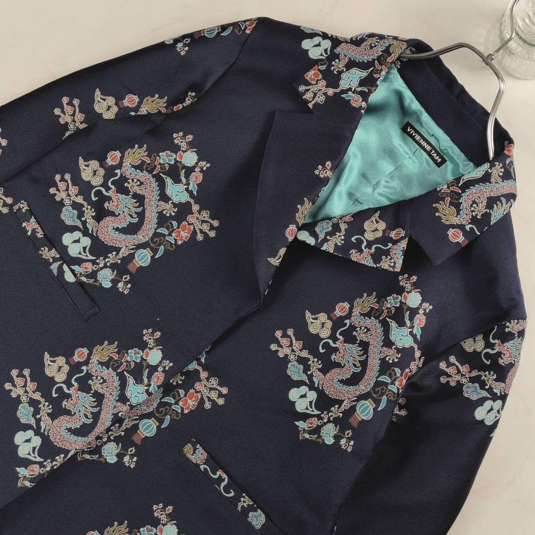 【近年モデル✨】VIVIENNE TAM ジャケット 龍 ドラゴン 刺繍