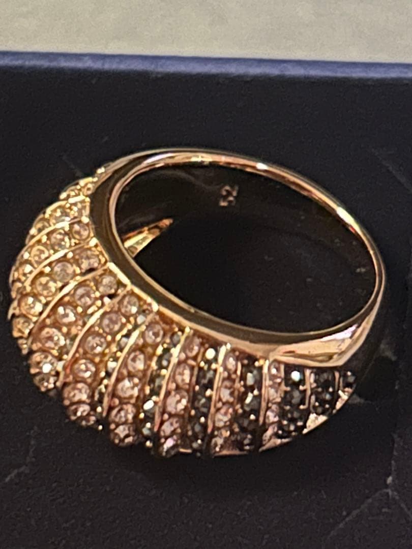 Swarovski domed ラグジュアリードームド リング 52/11号