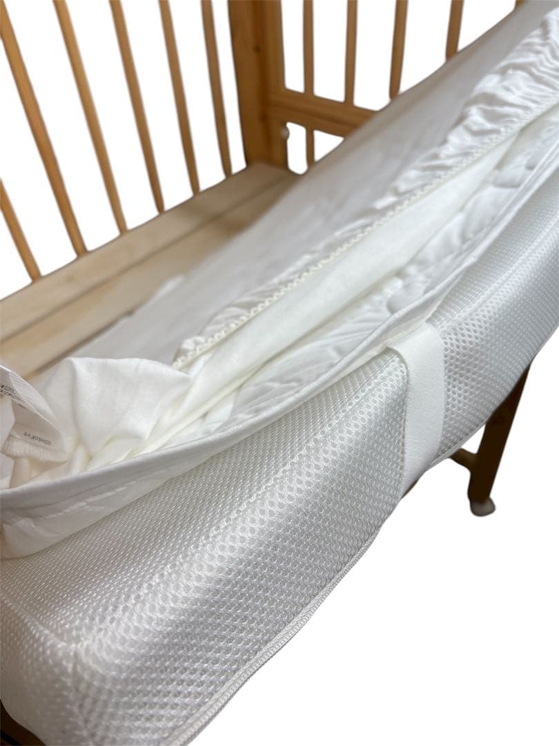 yamatoya ミニサイズトールプラスWオープンミニベビーベッド ナチュラル