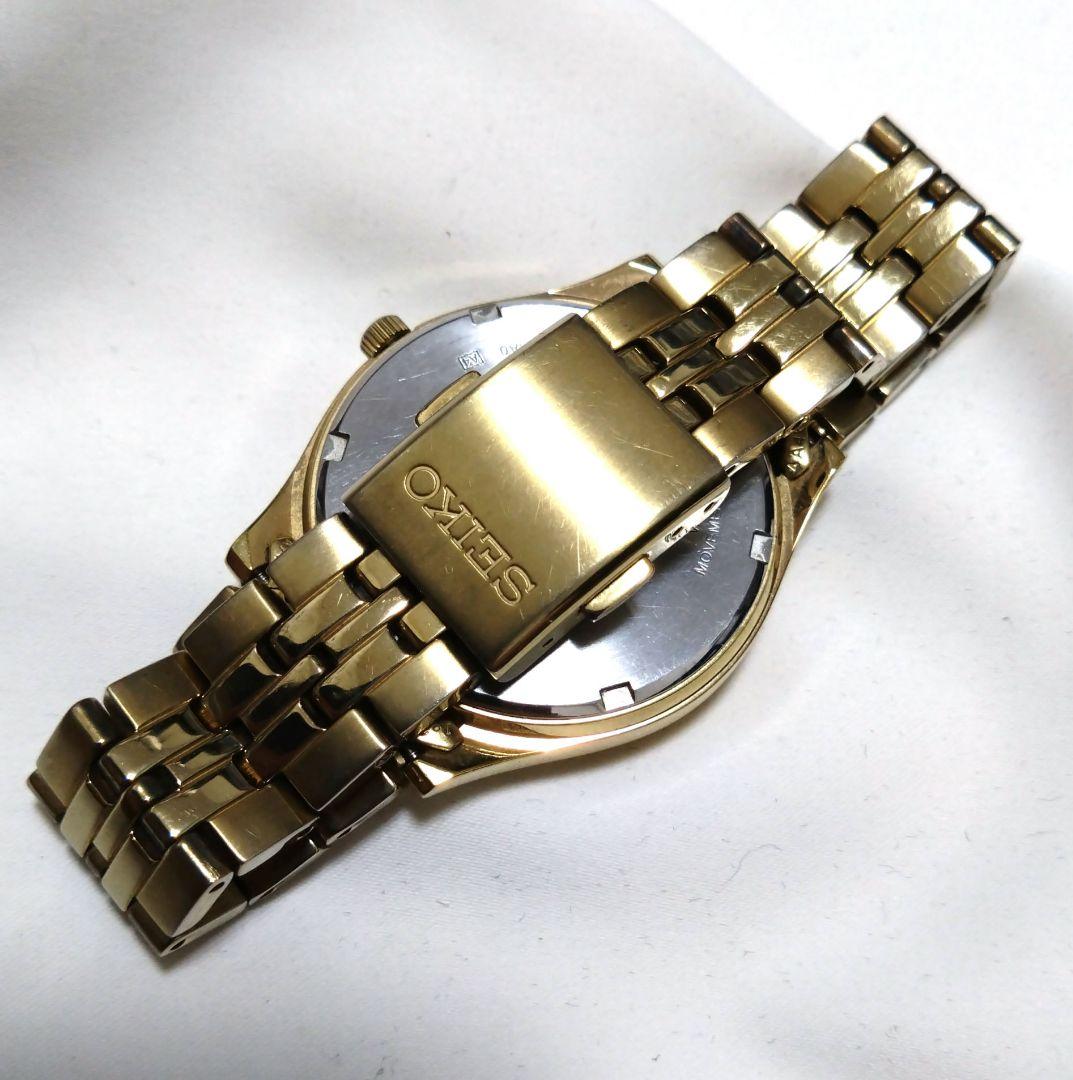 大人気　SEIKO　ゴールド　SOLAR