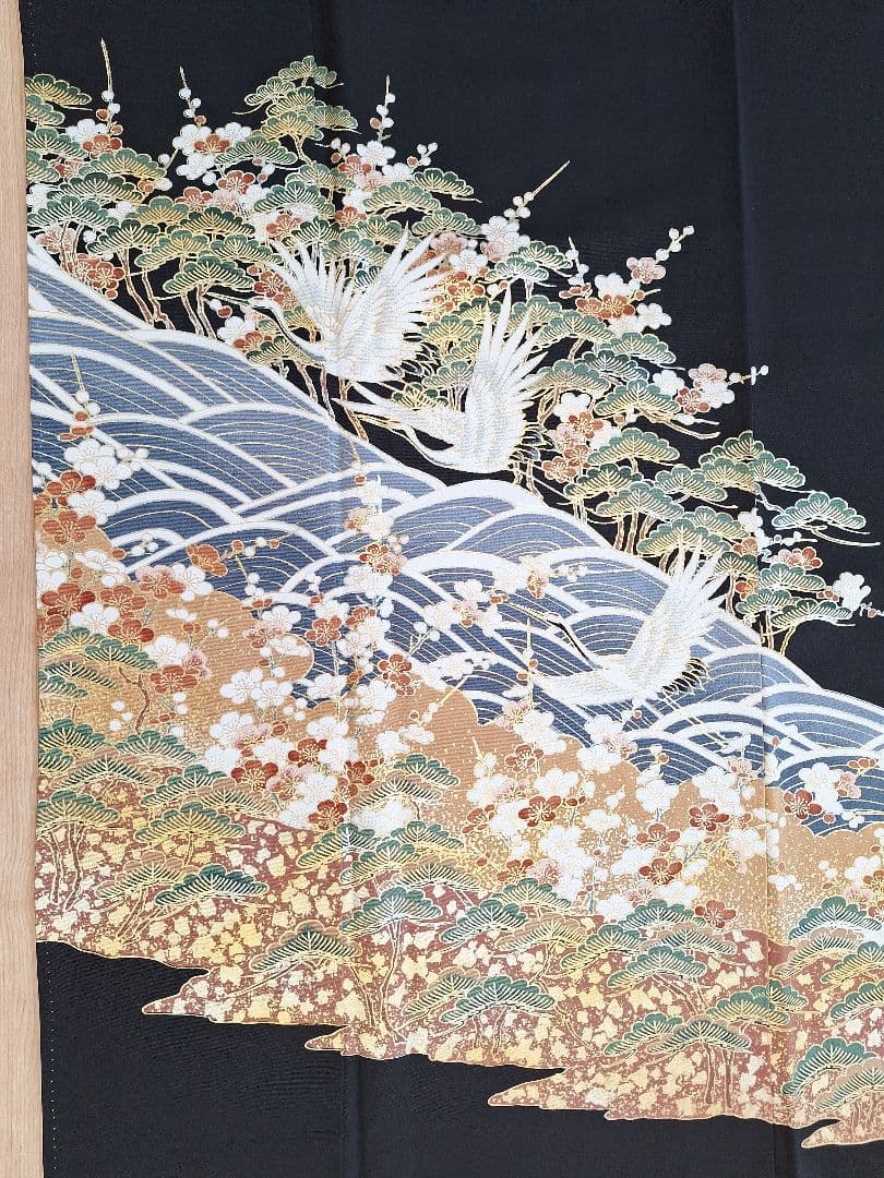 着物リメイクワンピース3677