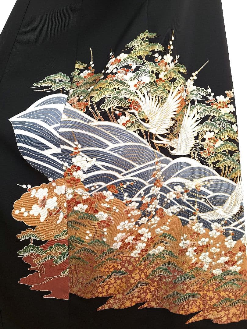 着物リメイクワンピース3677