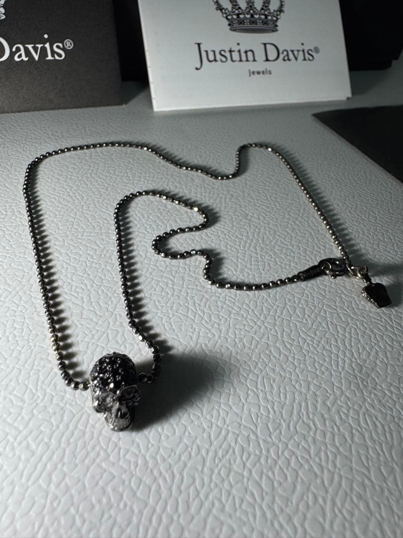 ジャスティンデイビス【Justin Davis】SNJ510ブラック　ネックレス
