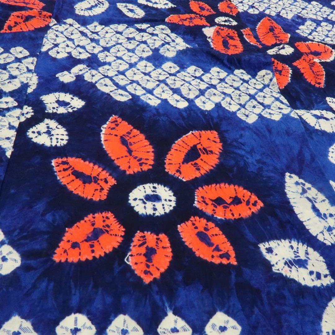 美品 有松鳴海絞り 高級浴衣 着物 A2224