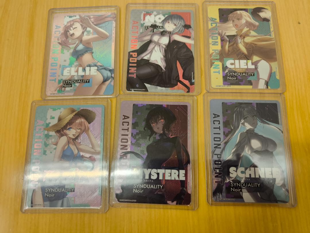 【ユニアリ】SYNDUALITY Noir アクションポイントカード6枚セット