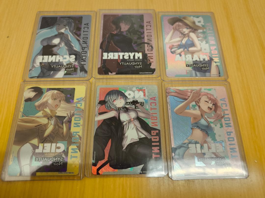 【ユニアリ】SYNDUALITY Noir アクションポイントカード6枚セット