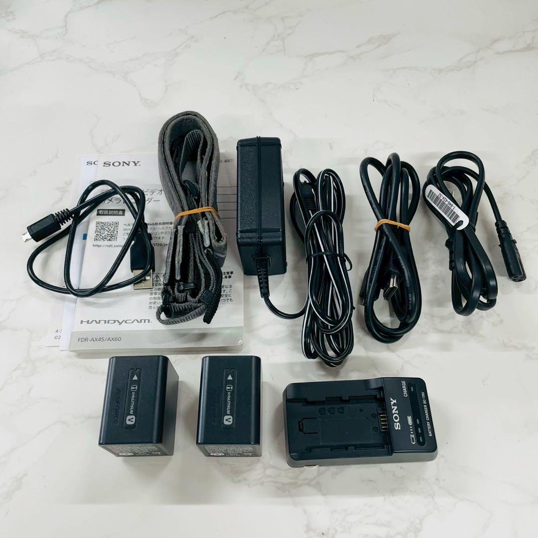 SONY FDR-AX60 2019年製 箱切り取り有 WW1542