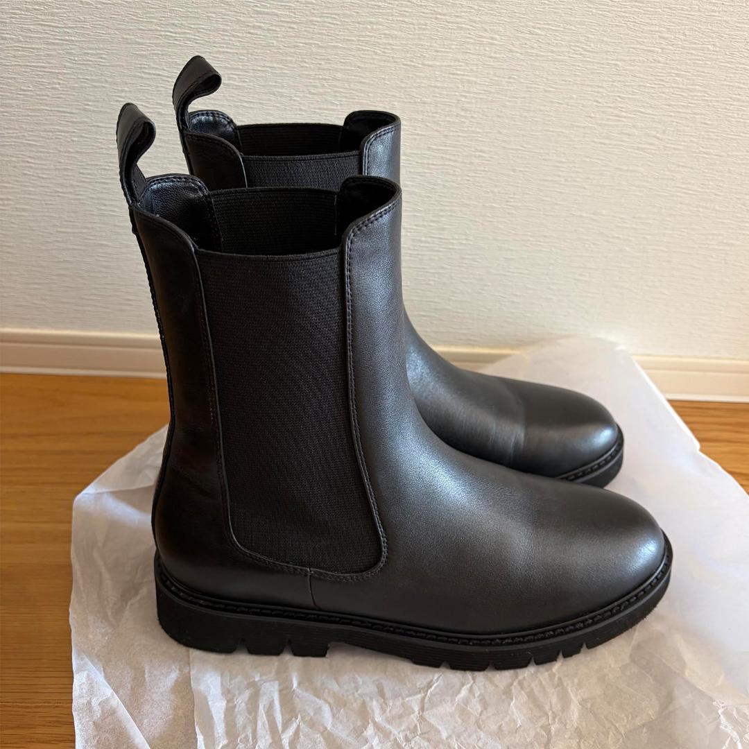 【美品】SLOBE IENA サイドゴアブーツ 38 ブラック