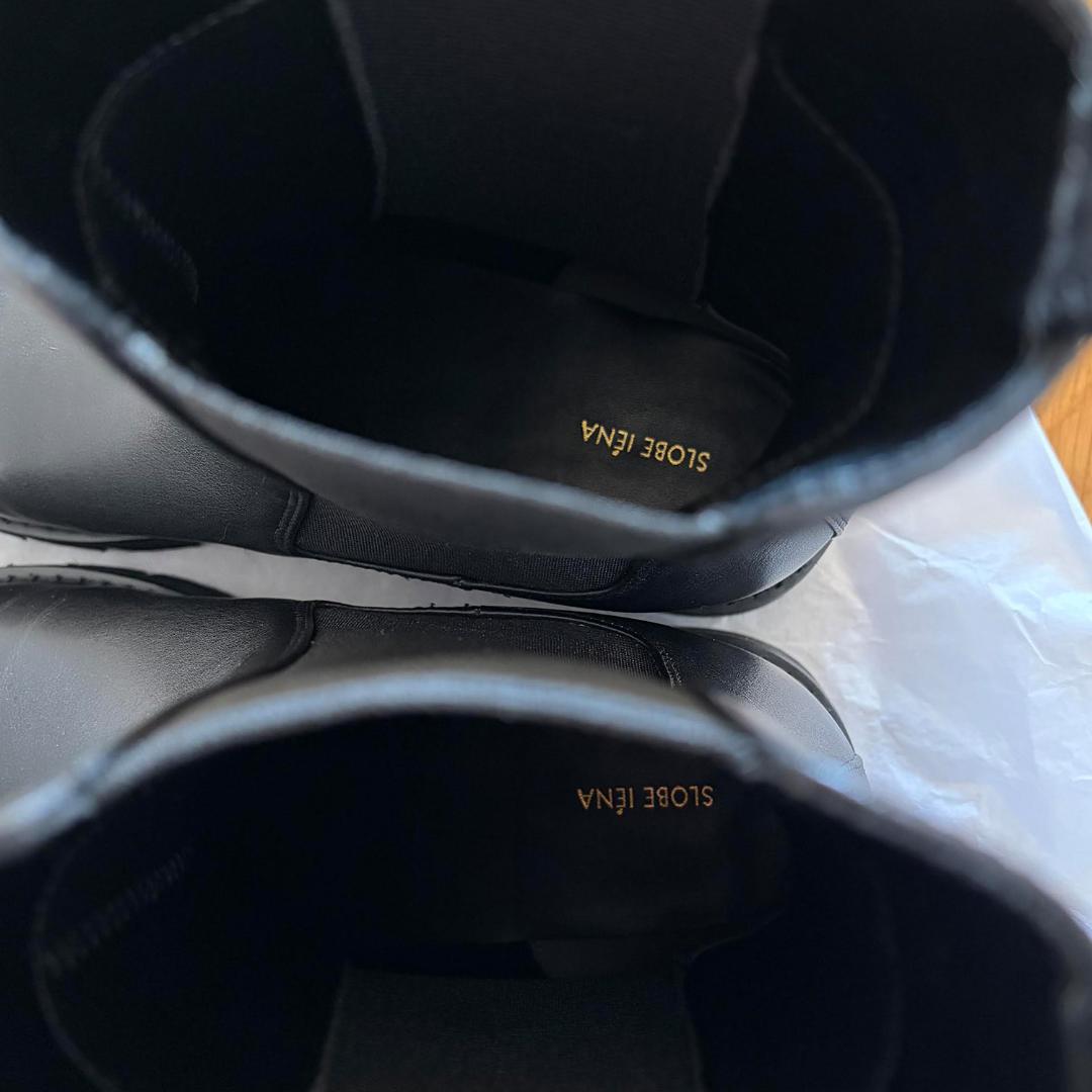 【美品】SLOBE IENA サイドゴアブーツ 38 ブラック