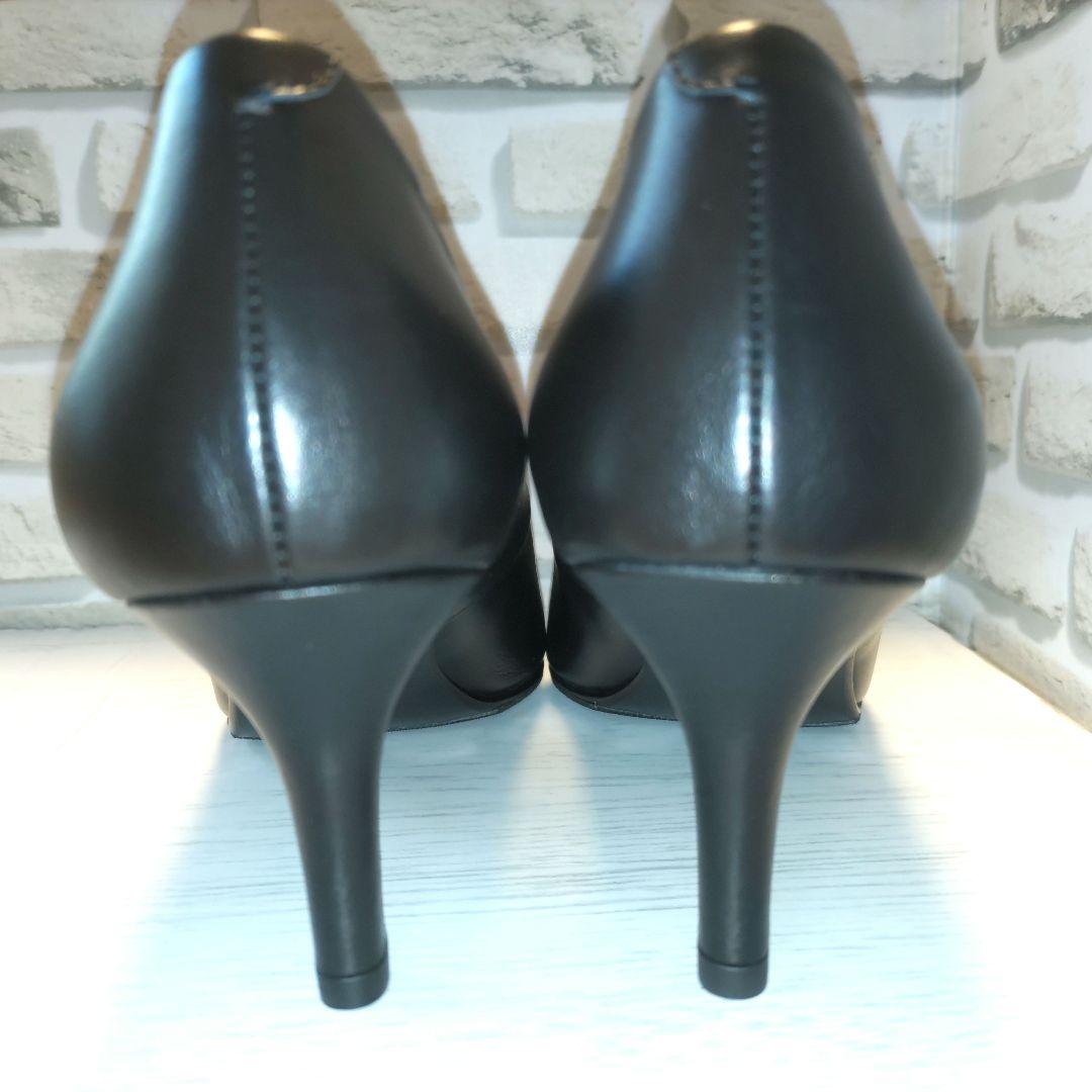 【超美品】DIANA☆パンプス☆バックル付き☆黒☆23.5cm