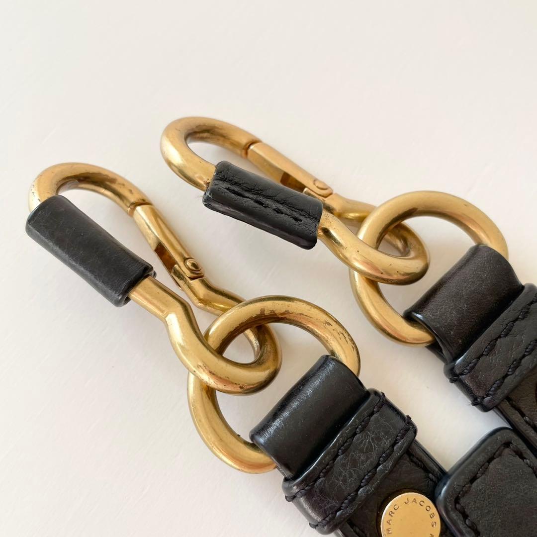 【極美品】MARC JACOBS 2way ハンドバッグ ナターシャ 黒