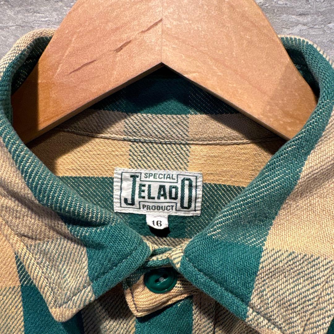 JELADO ジェラード チェックネルシャツ コットン100% ワークシャツ