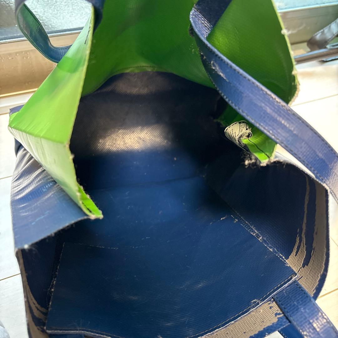 Freitag 2wayトートバック　紺色緑色