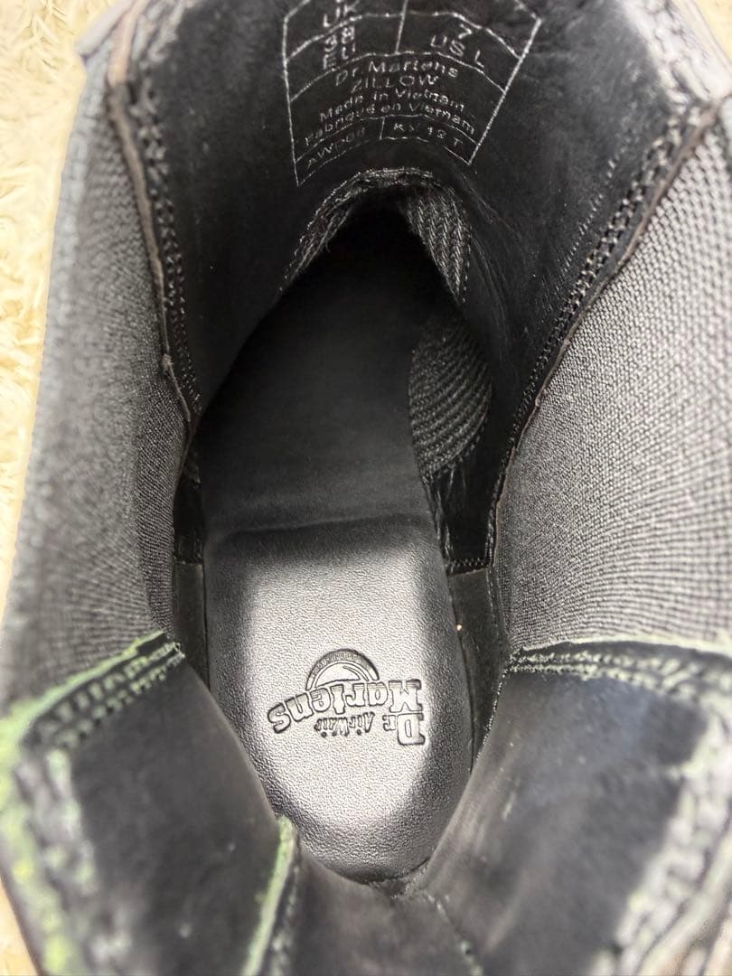 Dr.Martens ドクターマーチン サイドゴア　ブーツ ブラック　黒　24