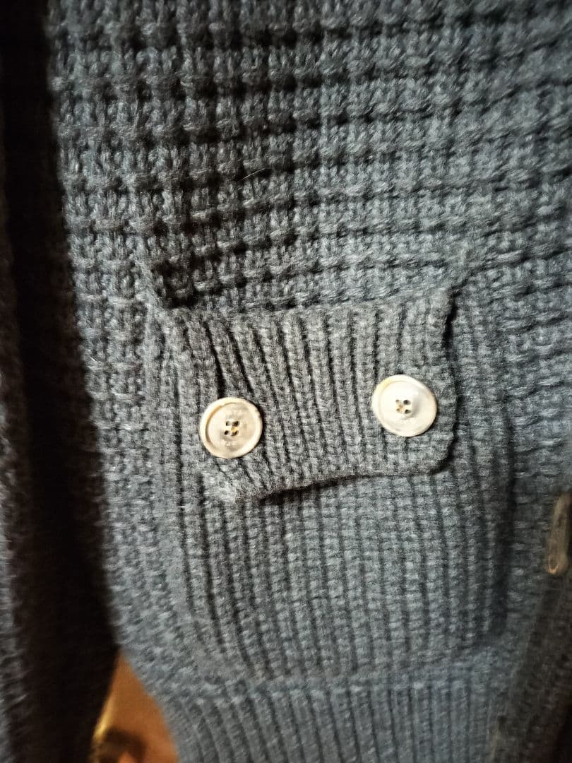 美品 BARK ニットジャケット サイズM グレー ★ニットブルゾン