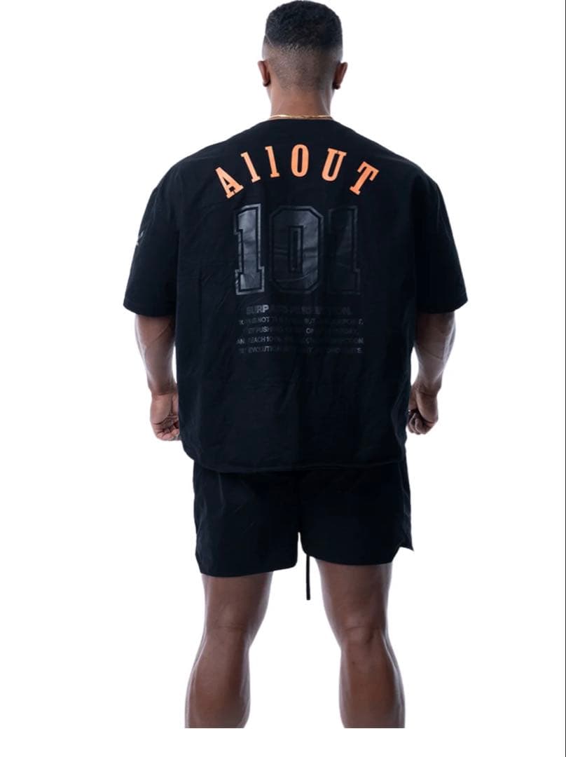 ALL OUT 101 ブラック、オールアウト　 2025セットアップ