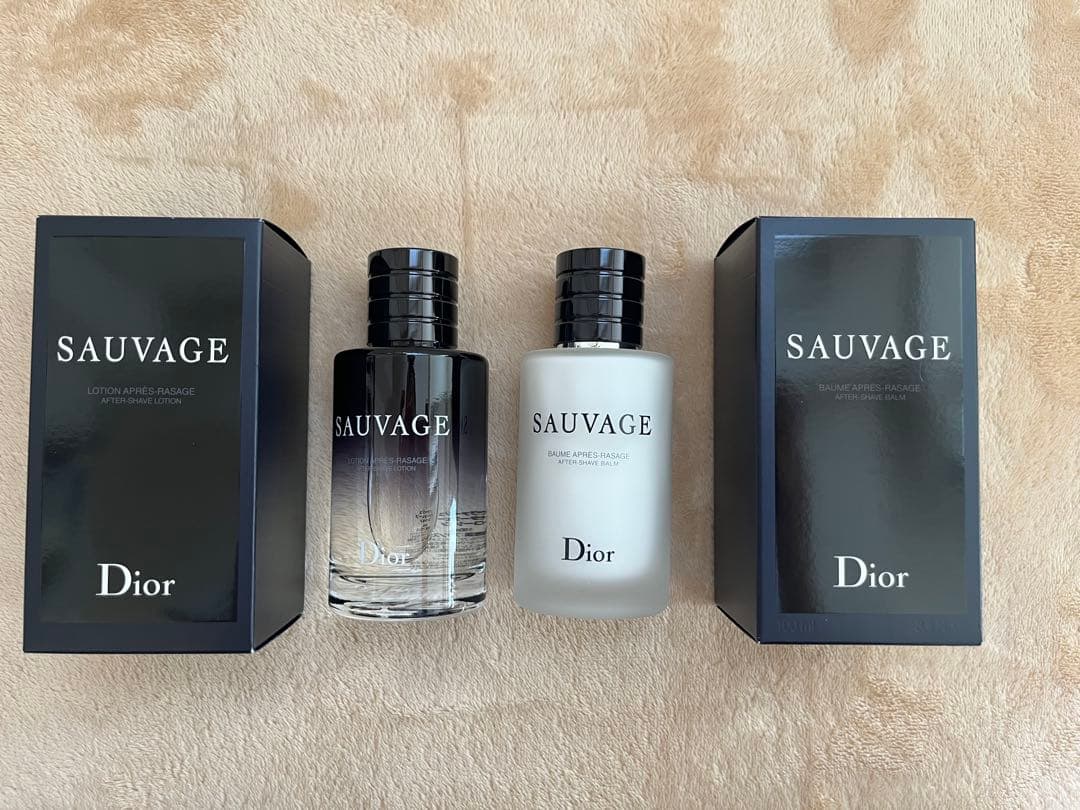 Dior Sauvage アフターシェーブバーム & アフターシェーブローション