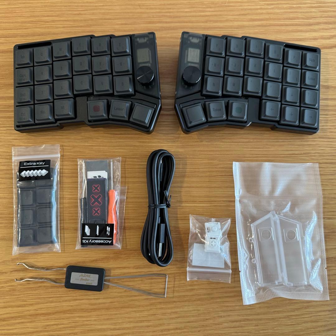 Cornix 分割キーボード 無線 カラー:New Black