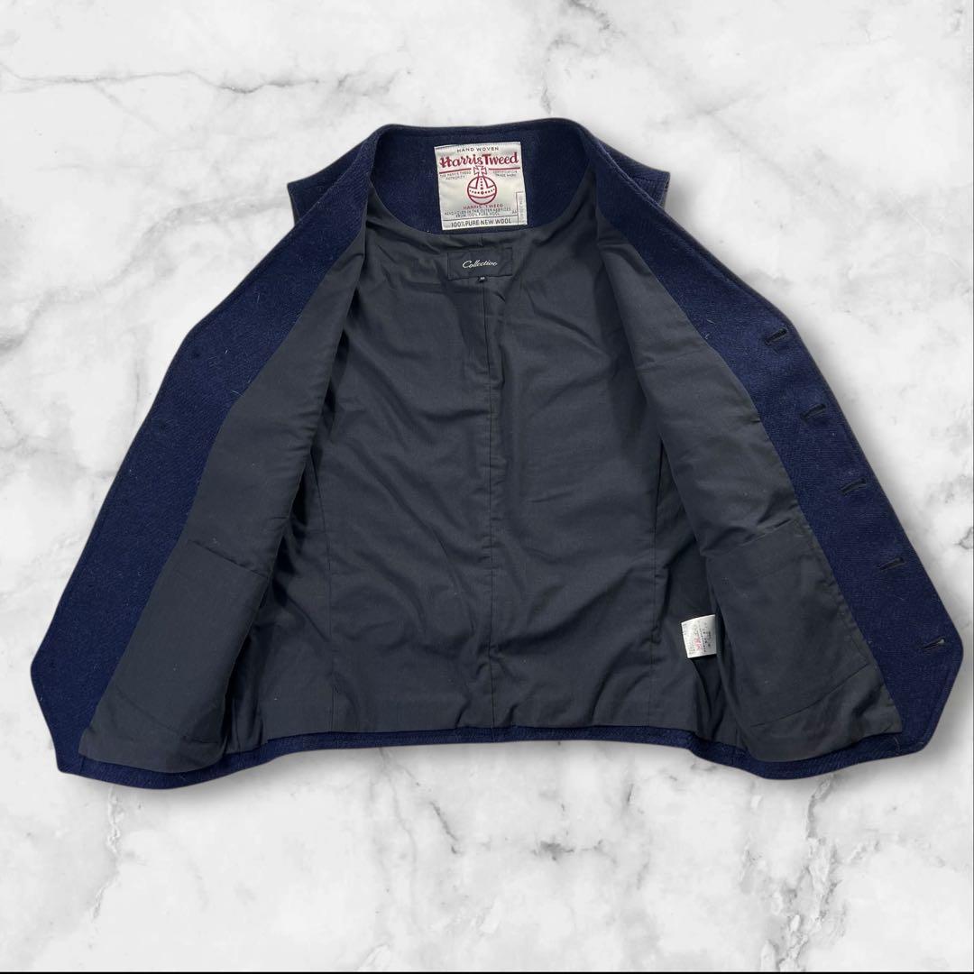 極美品 Collective×Harris Tweed ツイードジレ ベスト L