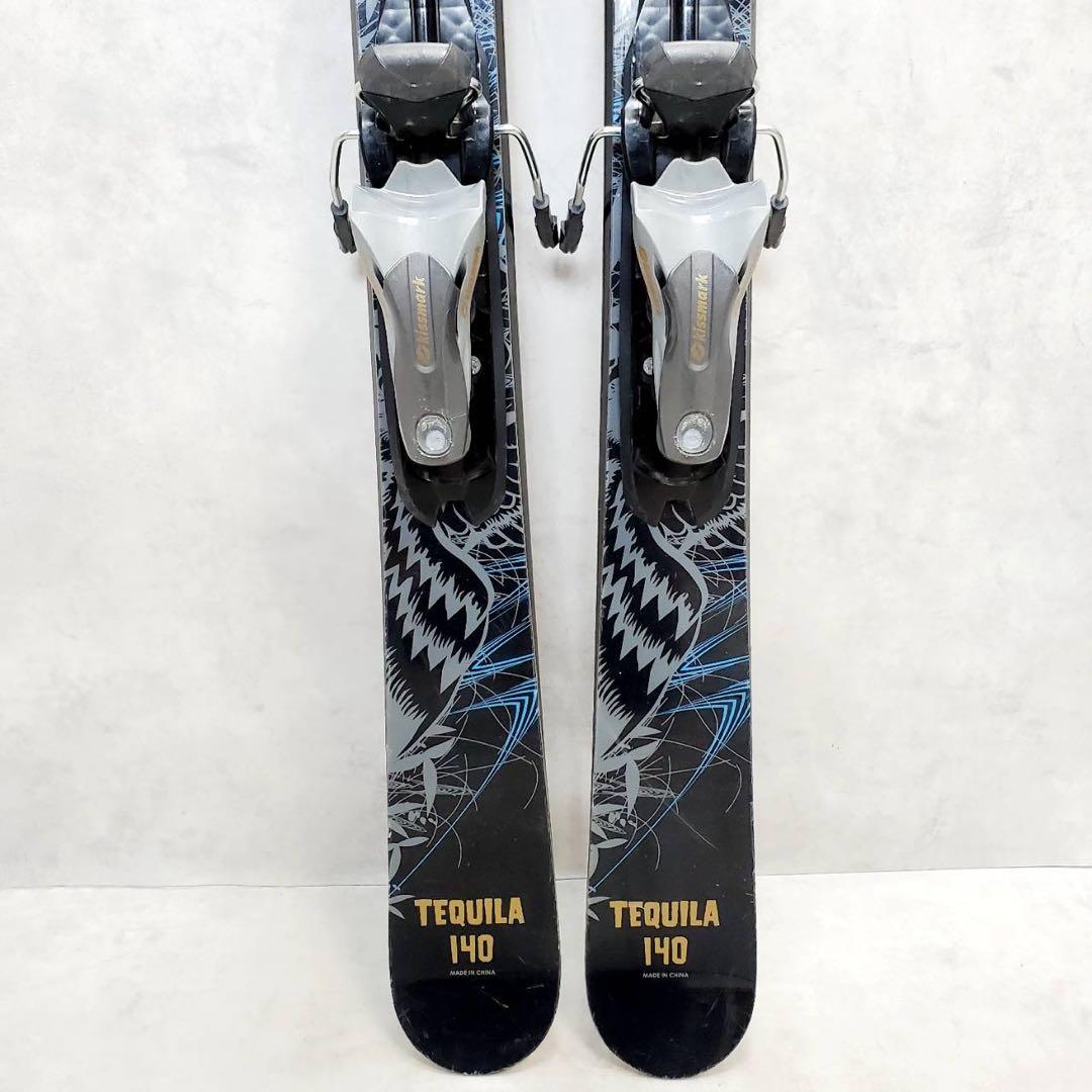 スキー4点セット kissmark 140cm NORDICA 24cm 即乗り