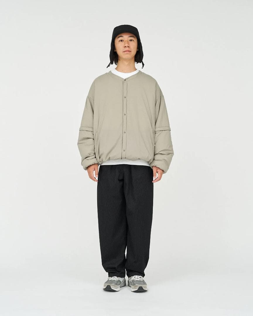 FreshService 中綿入りスナップジャケット ベージュL