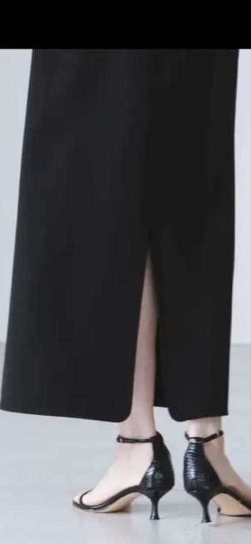 NOBLE ノーブル 2024 コンフォートジャージーライクタイトスカート38