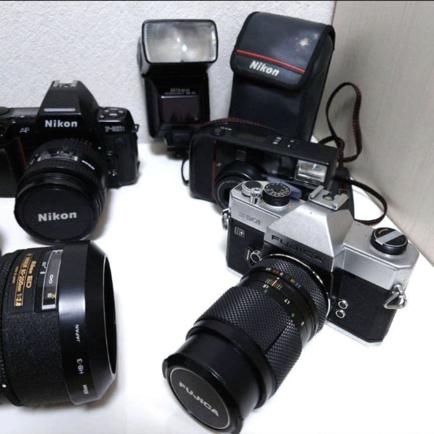 ®*︎様 昭和レトロ　一眼レフカメラ&レンズ&ストロボまとめ売り
