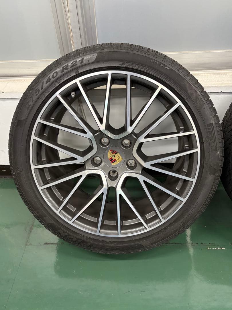 ゆっきーゆきゆきポルシェ9YAカイエン 21インチ純正RSスパイダー