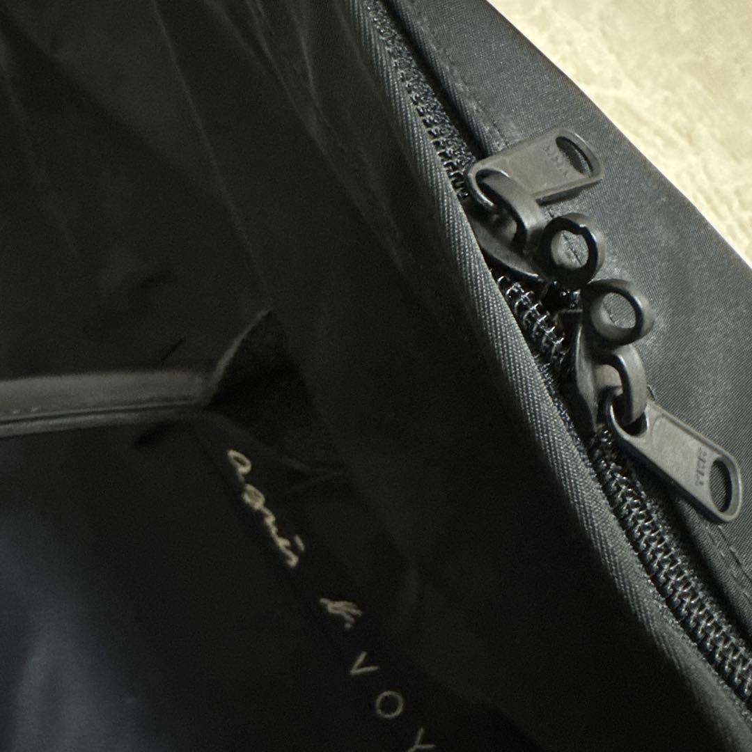 希少　アニエスベーボヤージュ ナイロン ボストン 南京鍵付き