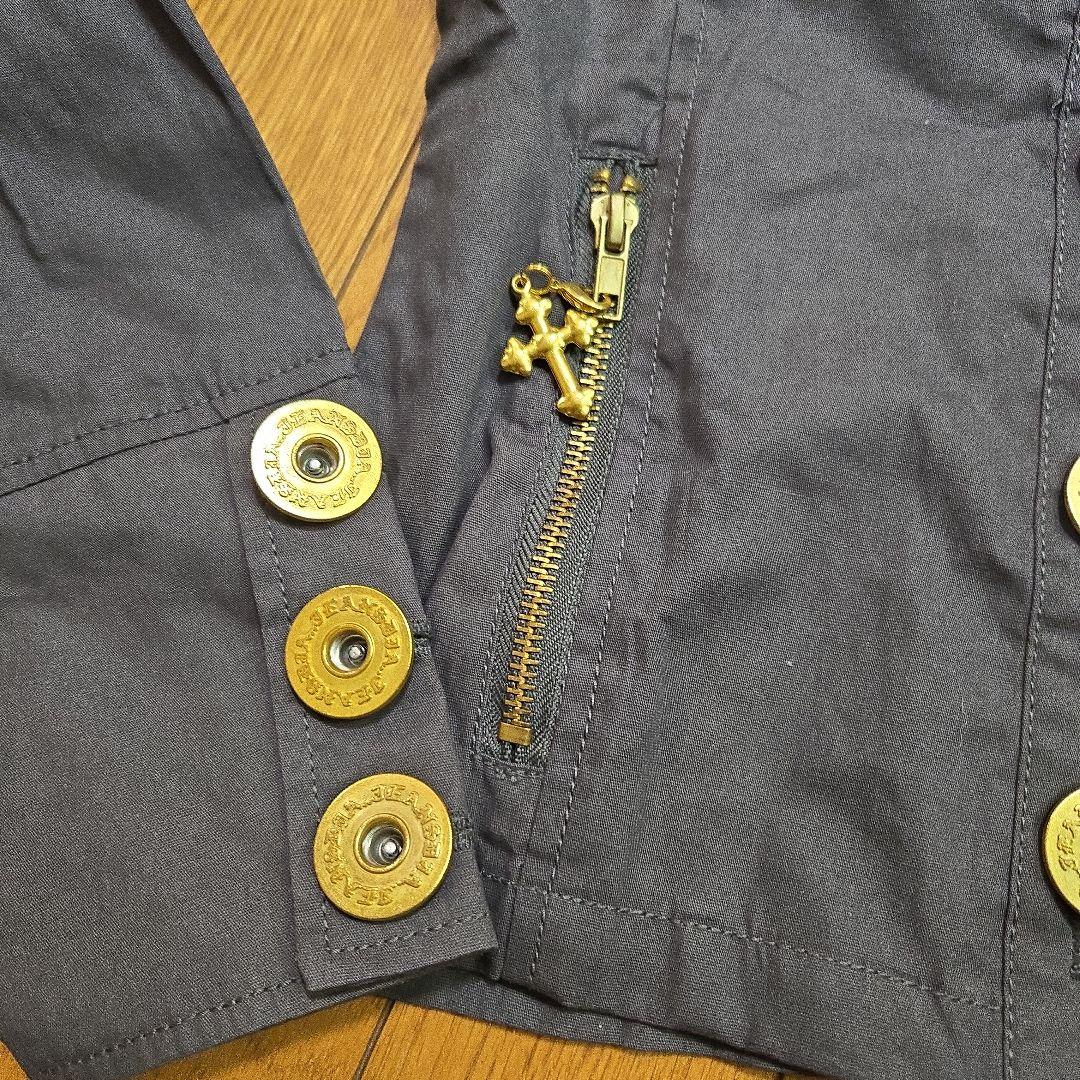 d.i.a. ダイヤ ジャケットシャツ 刺繍シャツ スタッズ 十字架 y2k